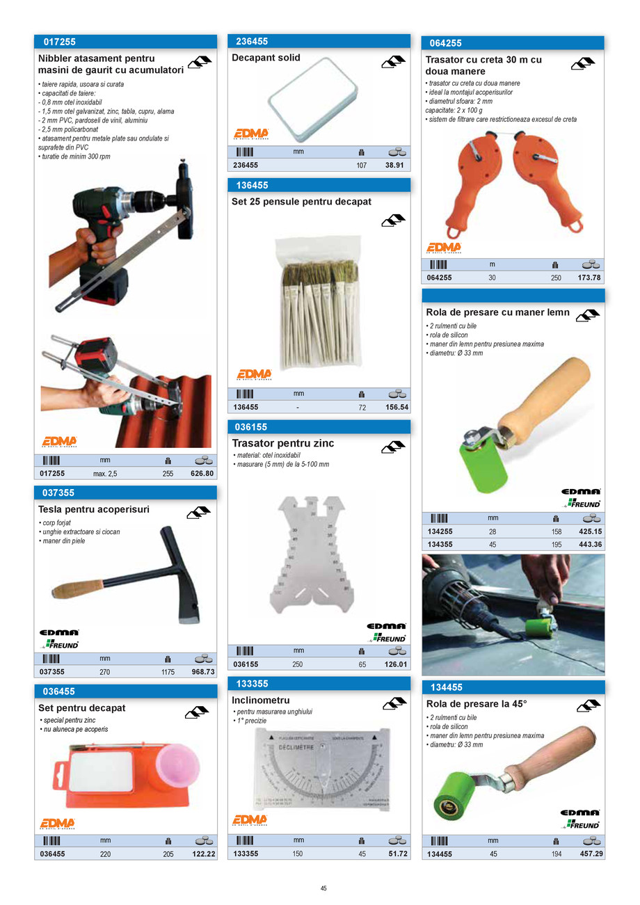 Pagina 45-CNS INDUSTRIAL 2021-2024 - Scule pentru constructii - Partea I - EDITIA 2 18.01.2023 