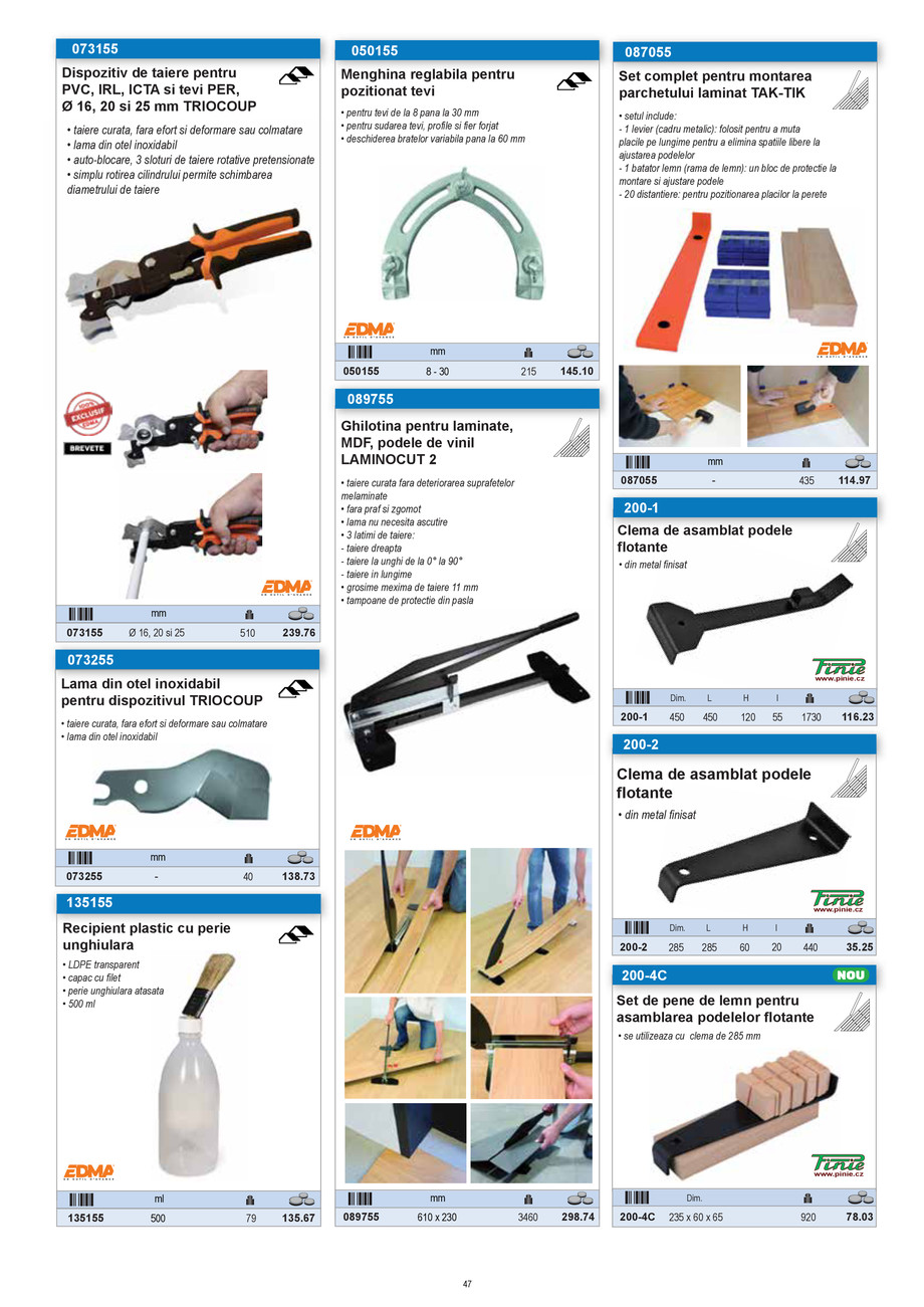 Pagina 47-CNS INDUSTRIAL 2021-2024 - Scule pentru constructii - Partea I - EDITIA 2 18.01.2023 