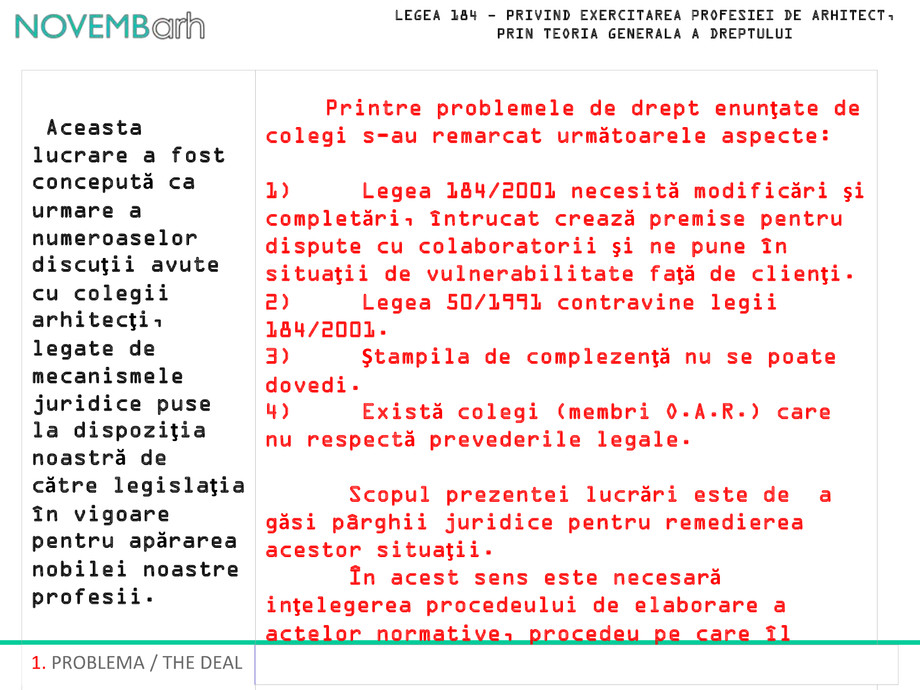 Pagina 2-Legea 184 - privind exercitarea profesiei de arhitect, prin teoria generala a dreptului 