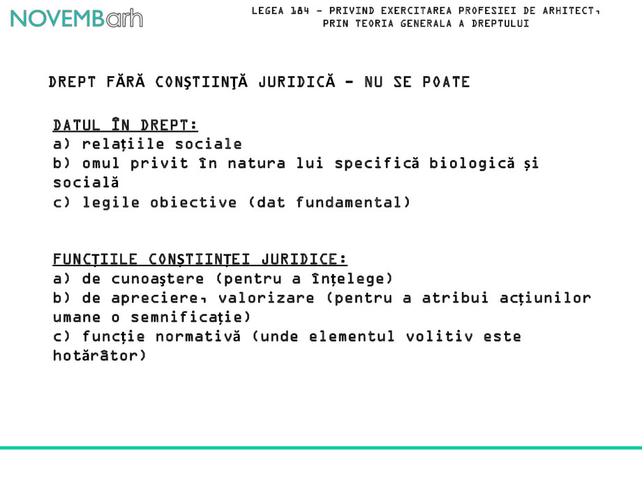 Pagina 6-Legea 184 - privind exercitarea profesiei de arhitect, prin teoria generala a dreptului 