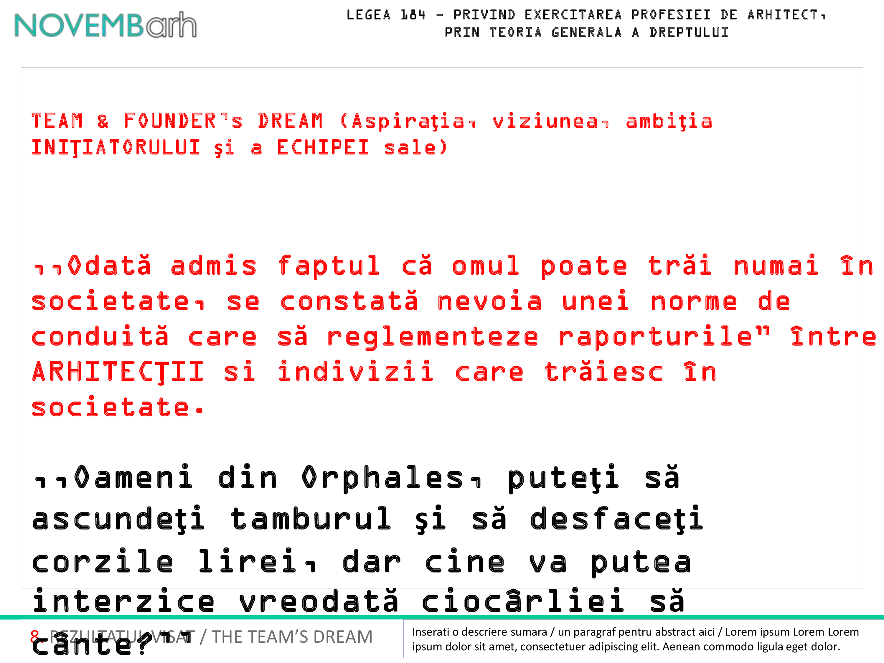 Pagina 17 - Legea 184 - privind exercitarea profesiei de arhitect, prin teoria generala a dreptului 
