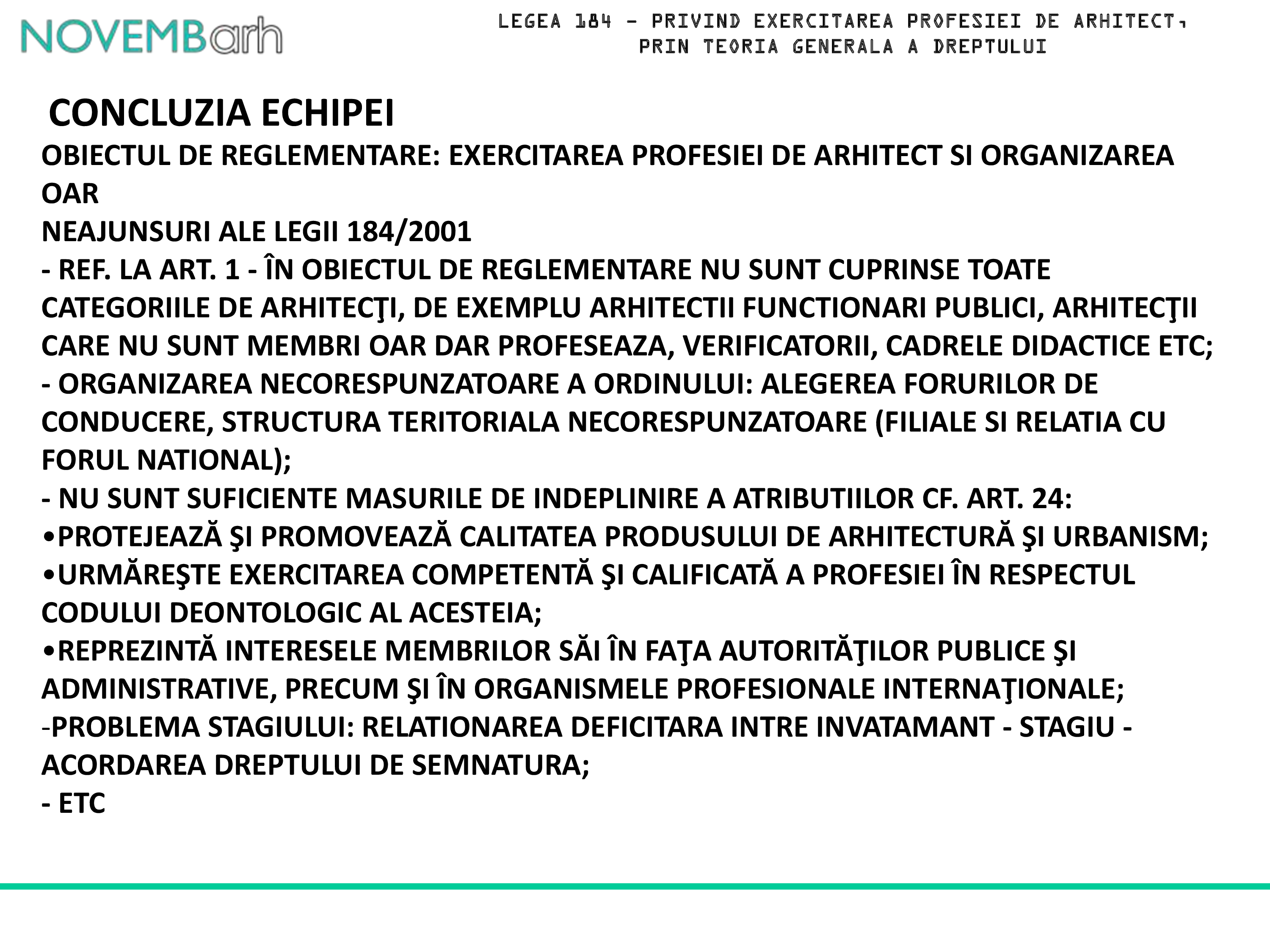 Pagina 19 - Legea 184 - privind exercitarea profesiei de arhitect, prin teoria generala a dreptului 