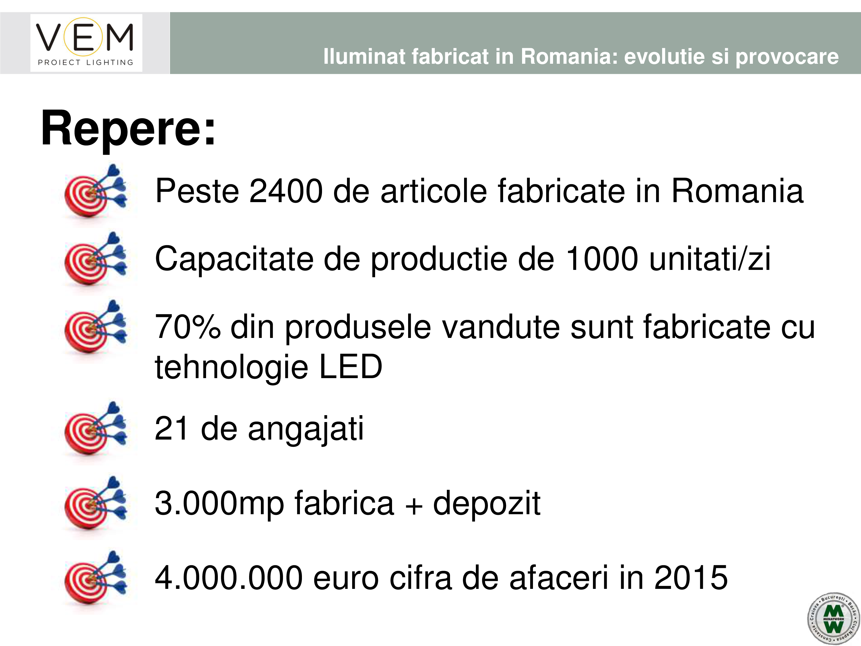 Pagina 30 - VEM PROIECT LIGHTING - Iluminat profesional - 19.05.2016 