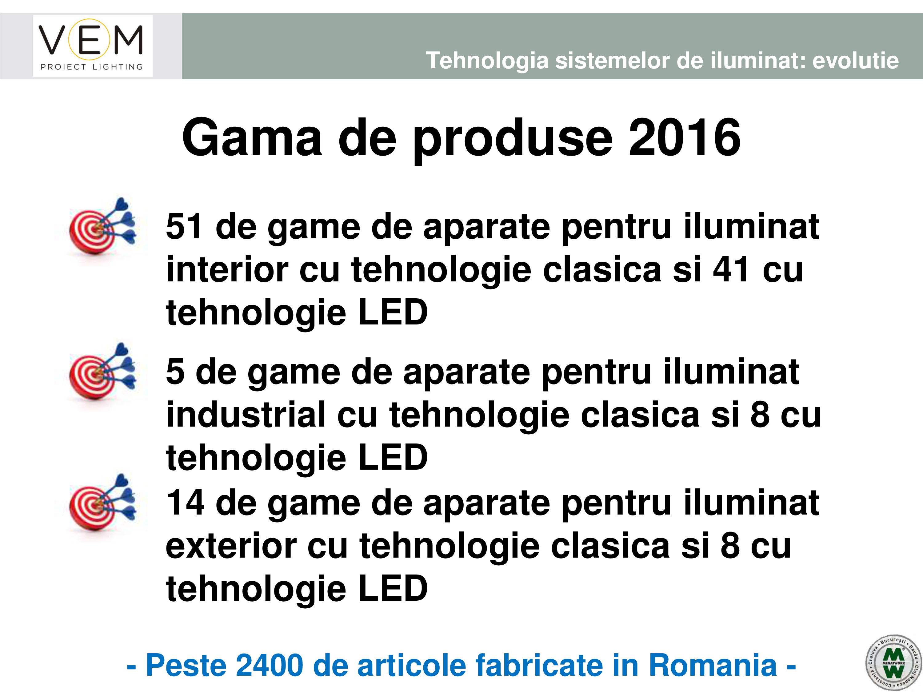 Pagina 61 - VEM PROIECT LIGHTING - Iluminat profesional - 19.05.2016 
