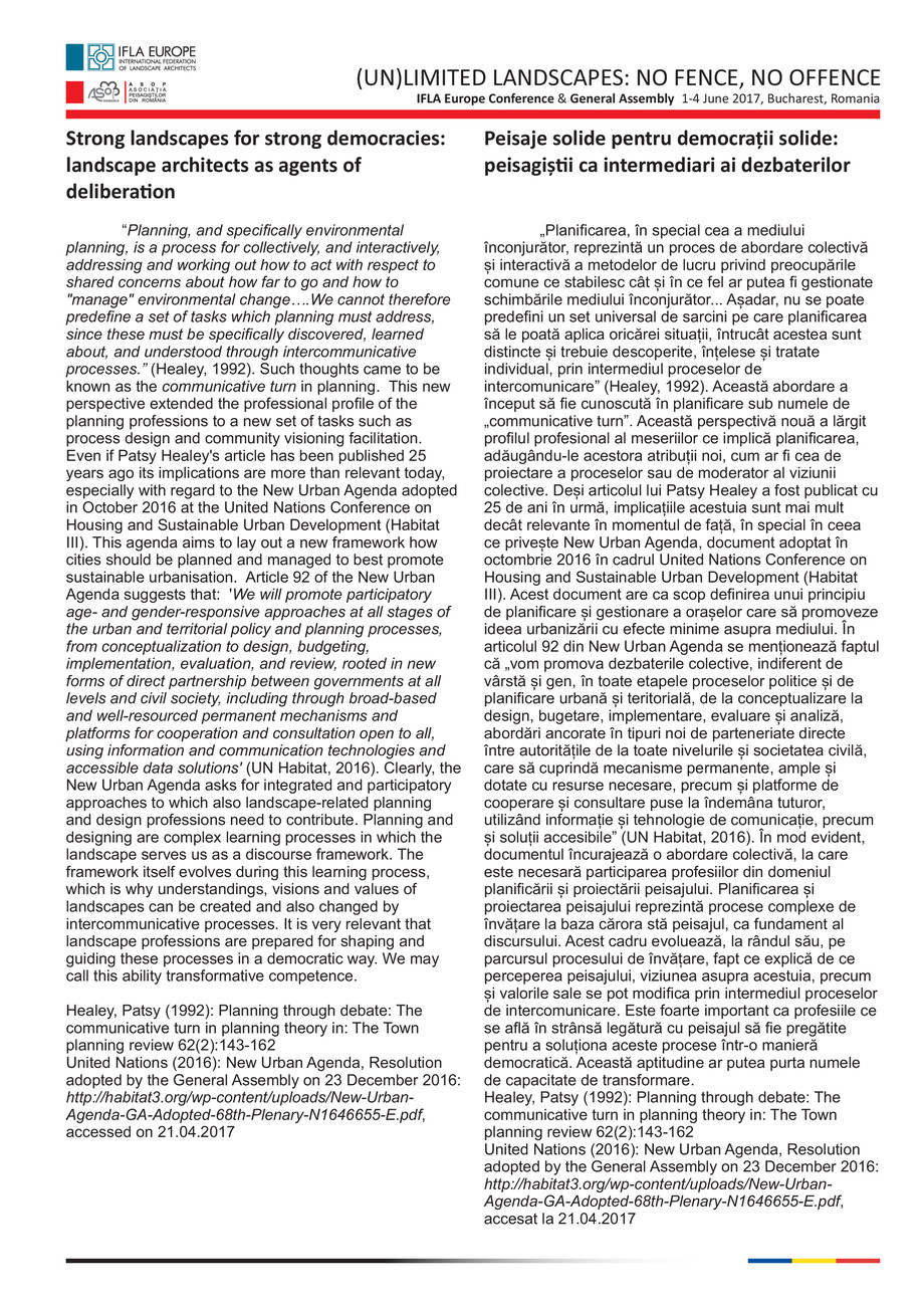 Pagina 5-Conferința IFLA Europe 2017 - Prezentare 