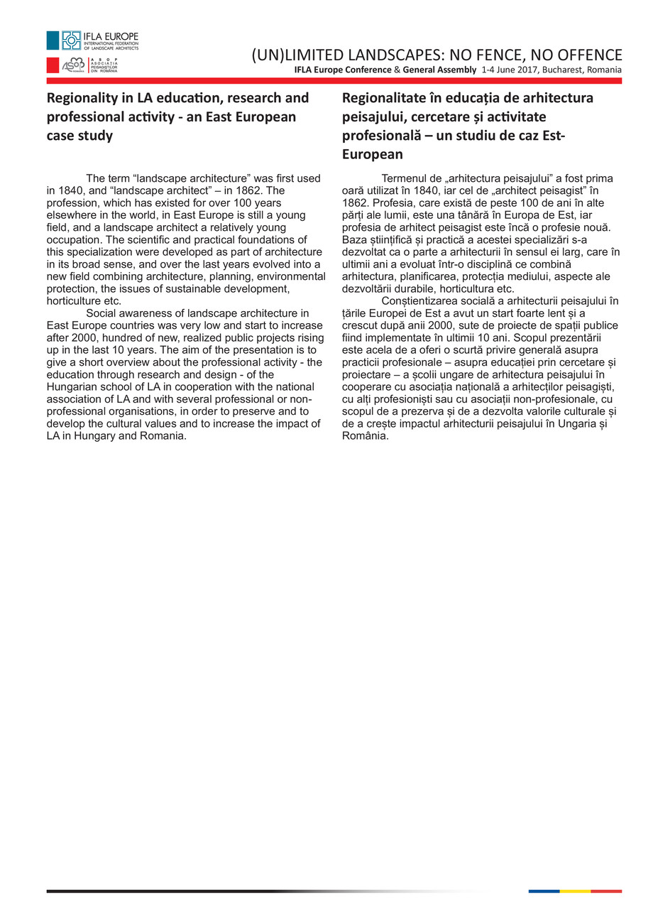 Pagina 7-Conferința IFLA Europe 2017 - Prezentare 