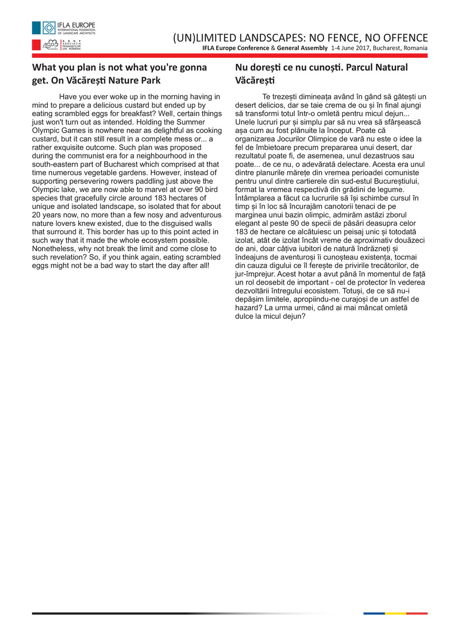 Pagina 13-Conferința IFLA Europe 2017 - Prezentare 