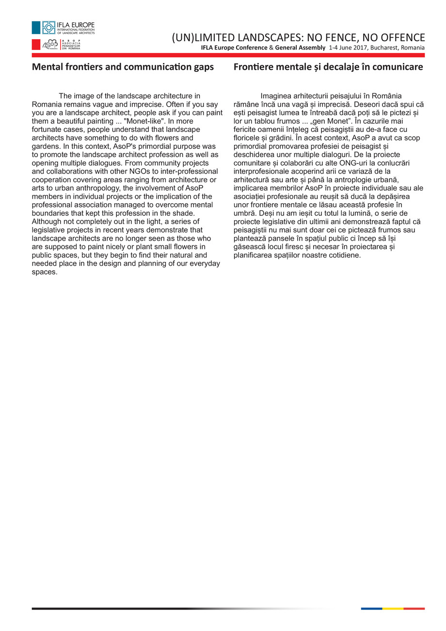 Pagina 17-Conferința IFLA Europe 2017 - Prezentare 