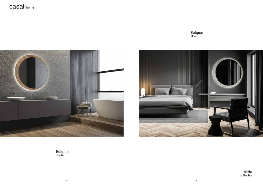 Pagina 4-Colecția de oglinzi SKYFALL cu efect de marmură 