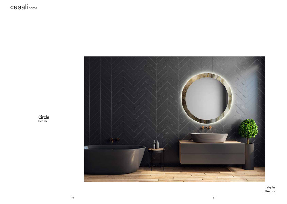 Pagina 6-Colecția de oglinzi SKYFALL cu efect de marmură 