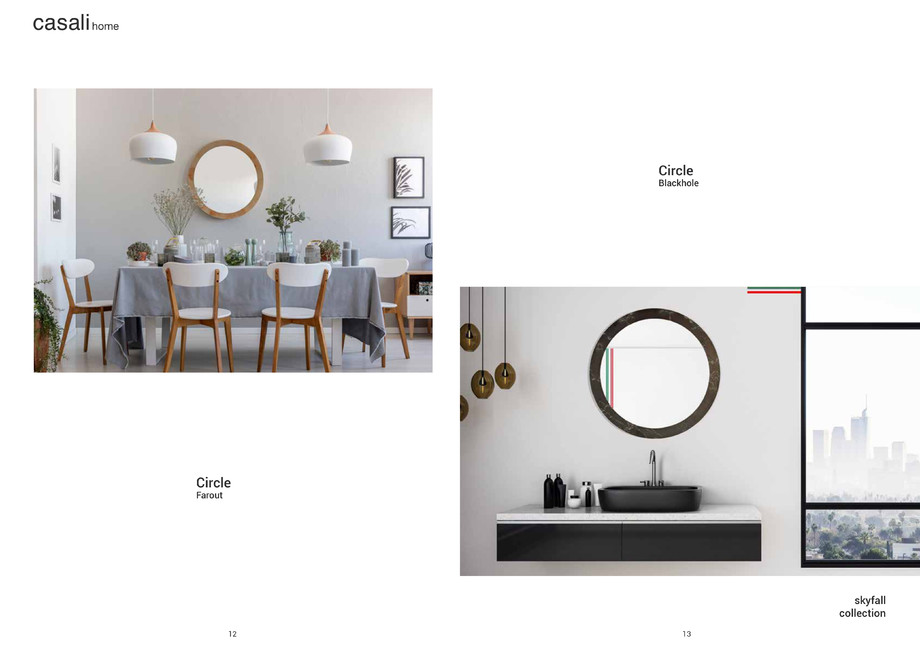 Pagina 7-Colecția de oglinzi SKYFALL cu efect de marmură 