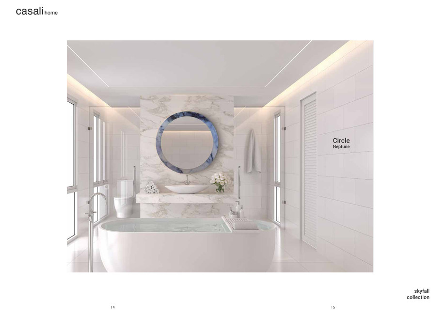 Pagina 8-Colecția de oglinzi SKYFALL cu efect de marmură 