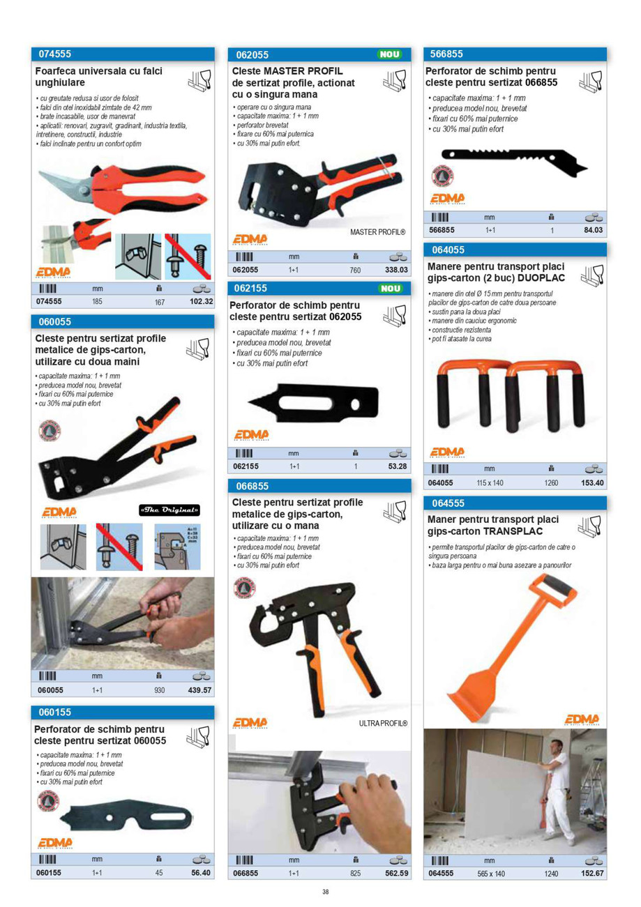 Pagina 5-CNS INDUSTRIAL 2021-2024 - Unior Tepid - Scule pentru constructii - Noutati EDMA 