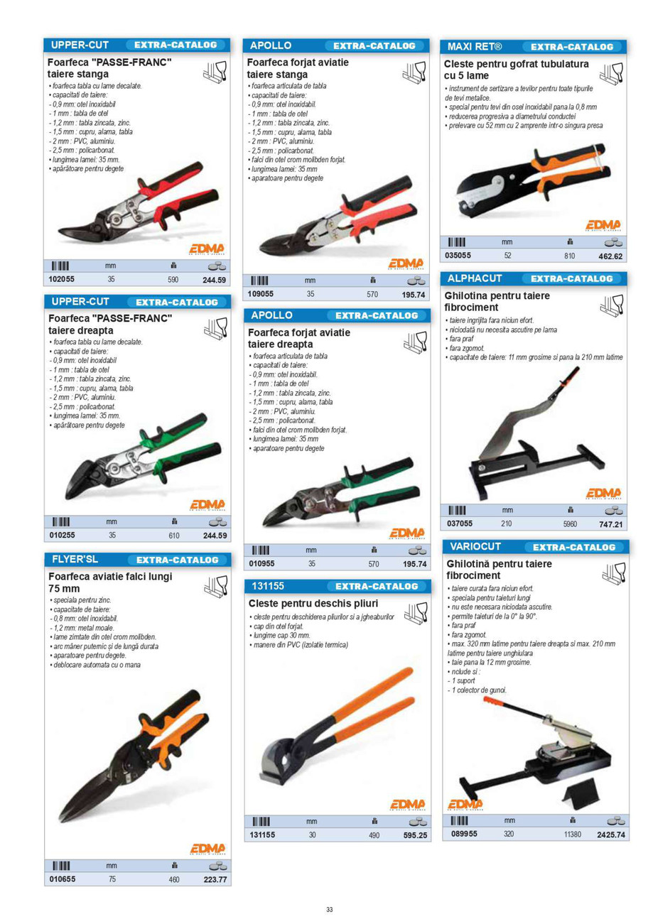 Pagina 10-CNS INDUSTRIAL 2021-2024 - Unior Tepid - Scule pentru constructii - Noutati EDMA 