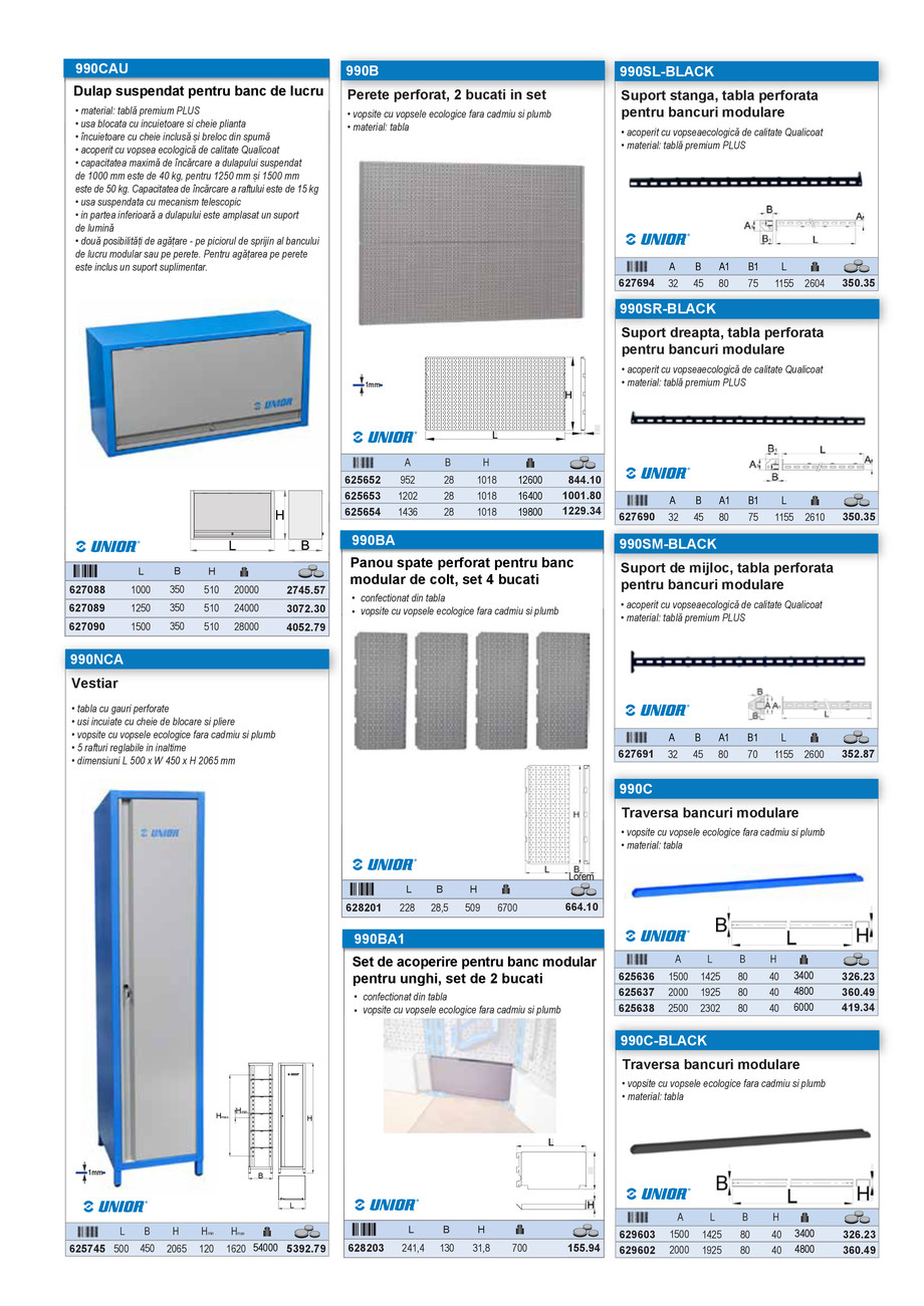 Pagina 17-Catalog industrial Unior Tepid 2025 - 2026: Echipamente atelier 