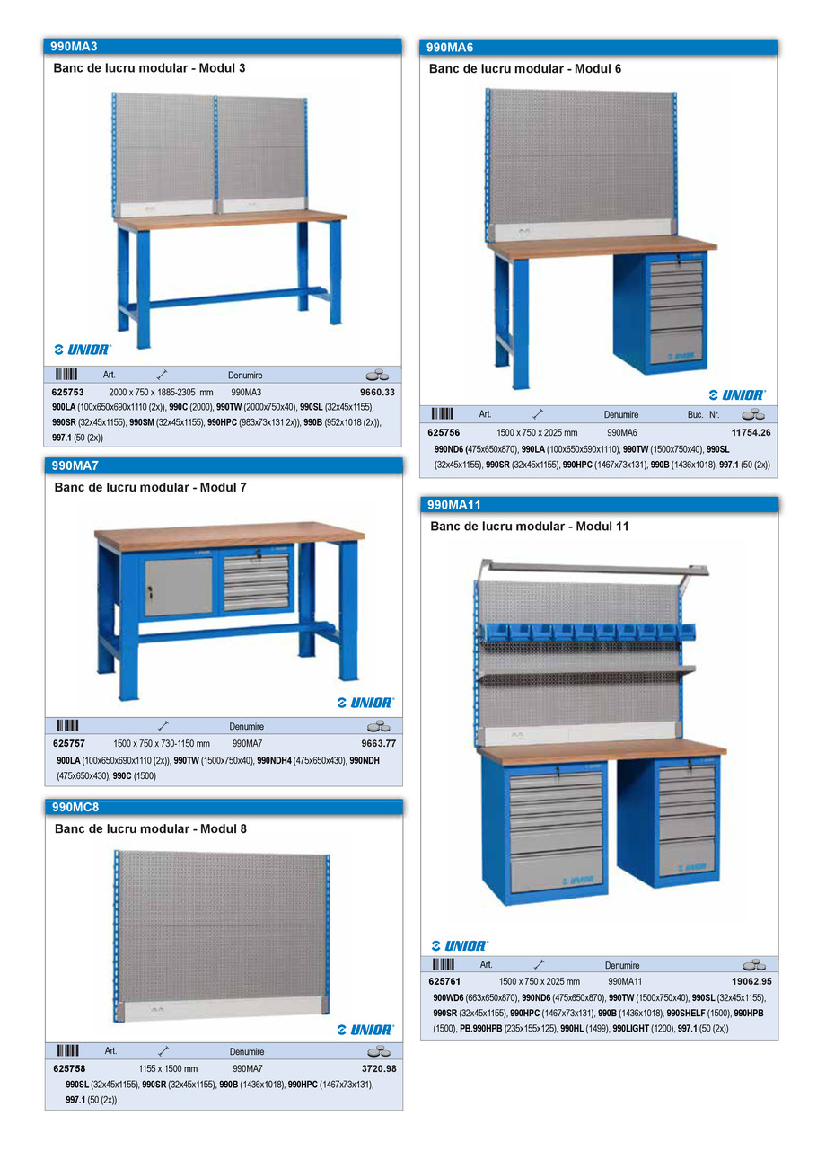 Pagina 21-Catalog industrial Unior Tepid 2025 - 2026: Echipamente atelier 