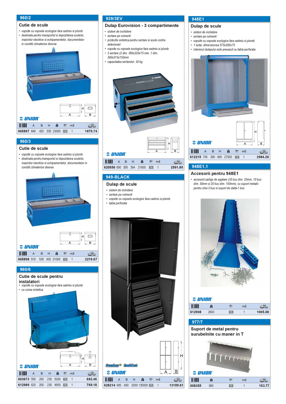 Pagina 32-Catalog industrial Unior Tepid 2025 - 2026: Echipamente atelier 