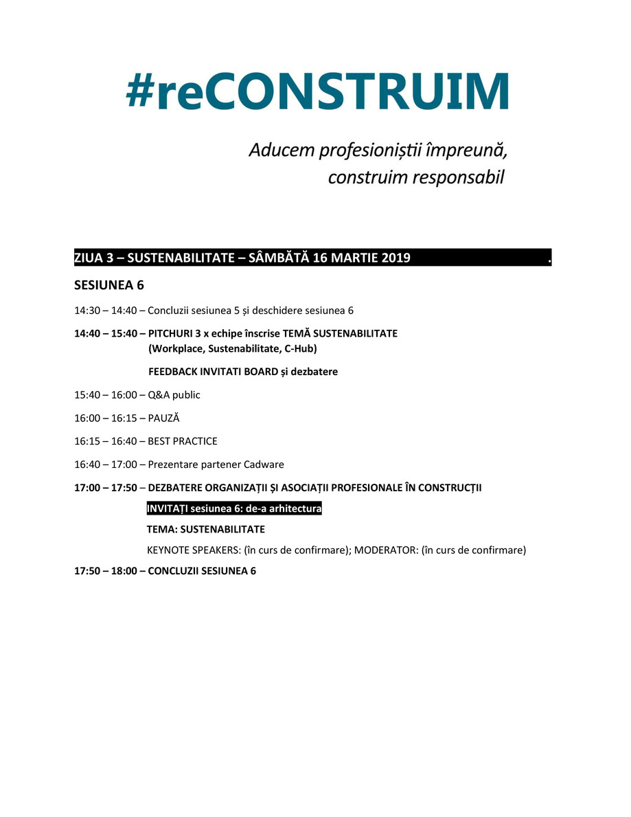 Pagina 6-Program #reCONSTRUIM 2019 