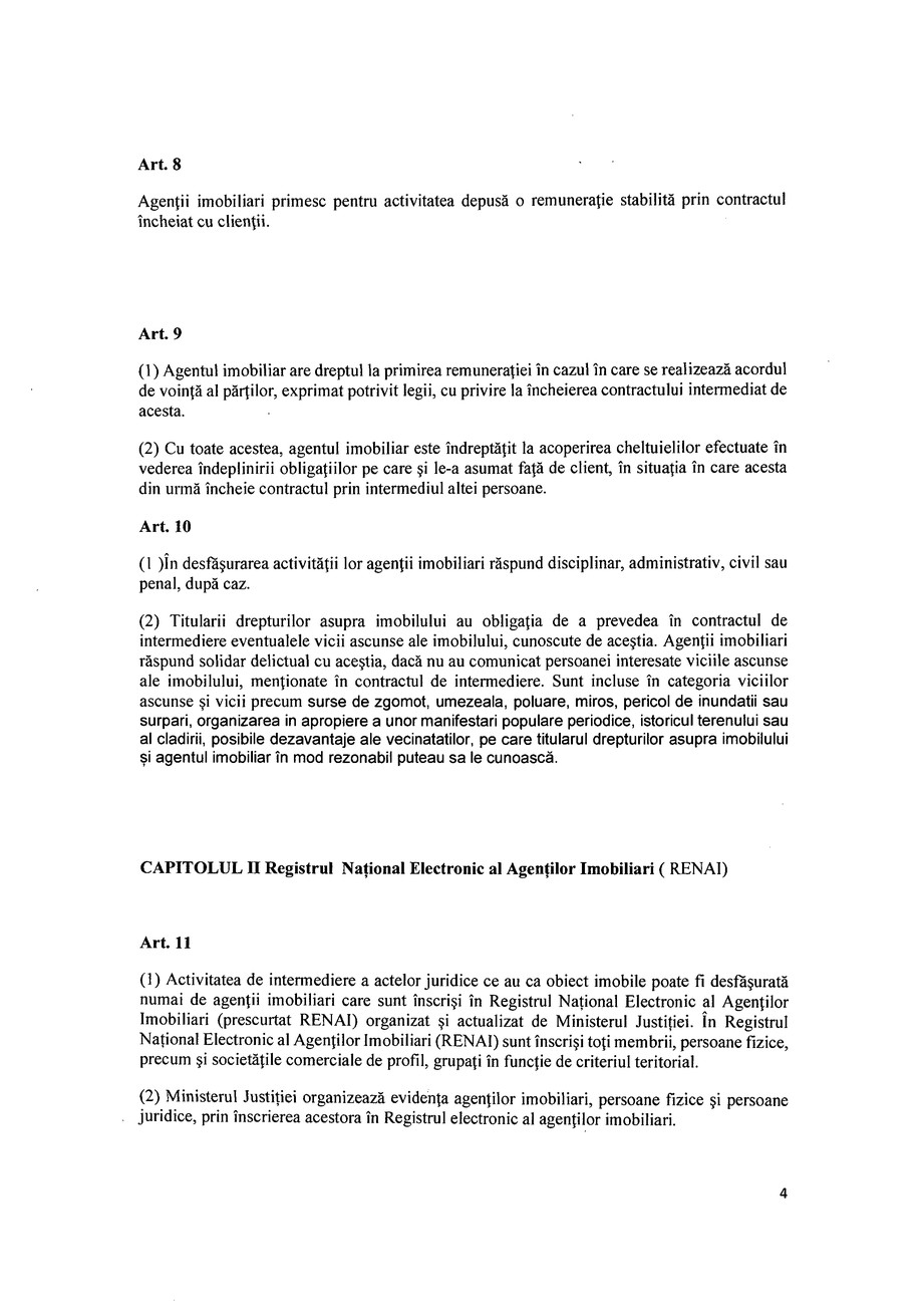 Pagina 3-Lege privind organizarea activitatii agentilor imobiliari 