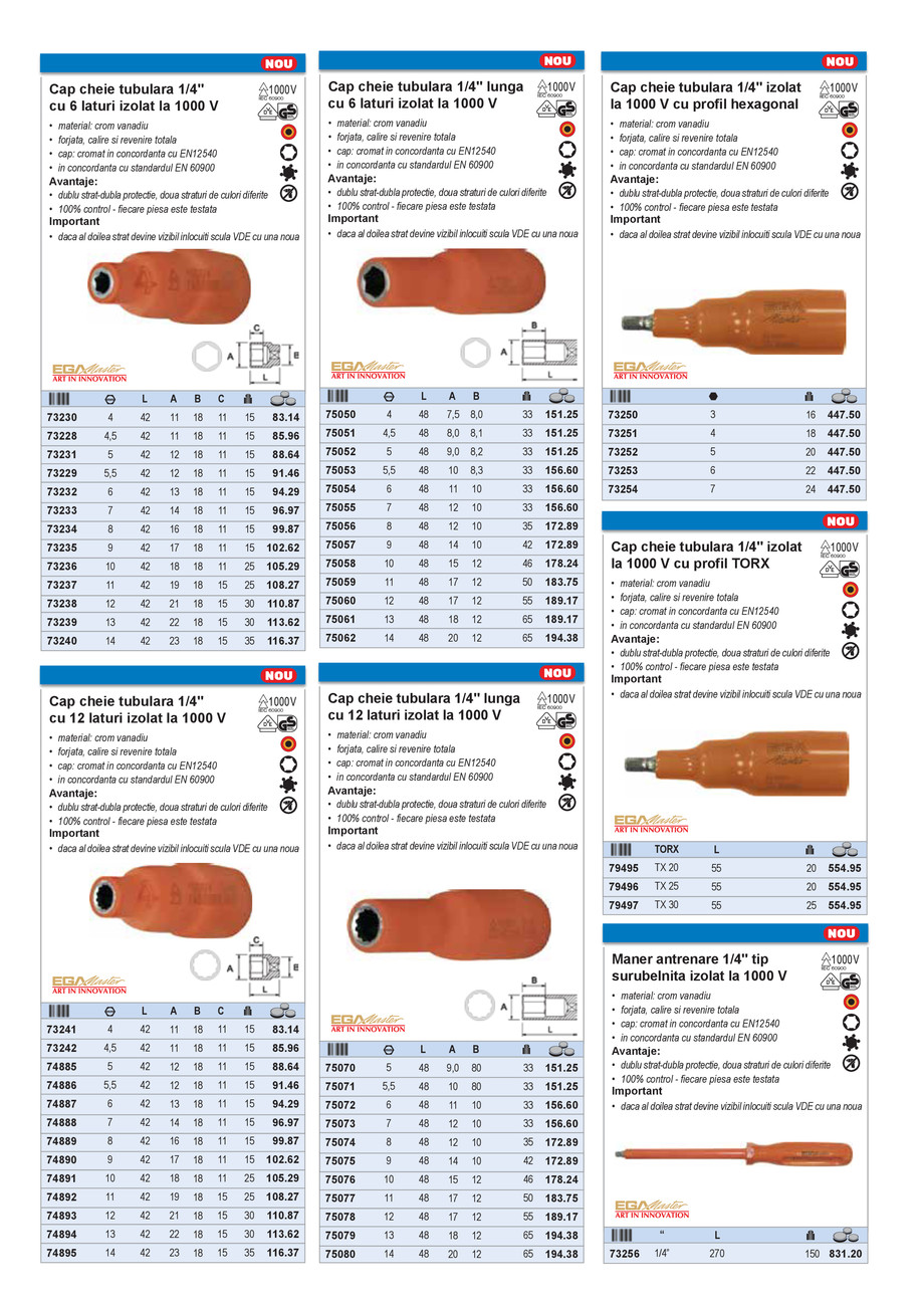 Pagina 8-Scule izolate la 1000 V 