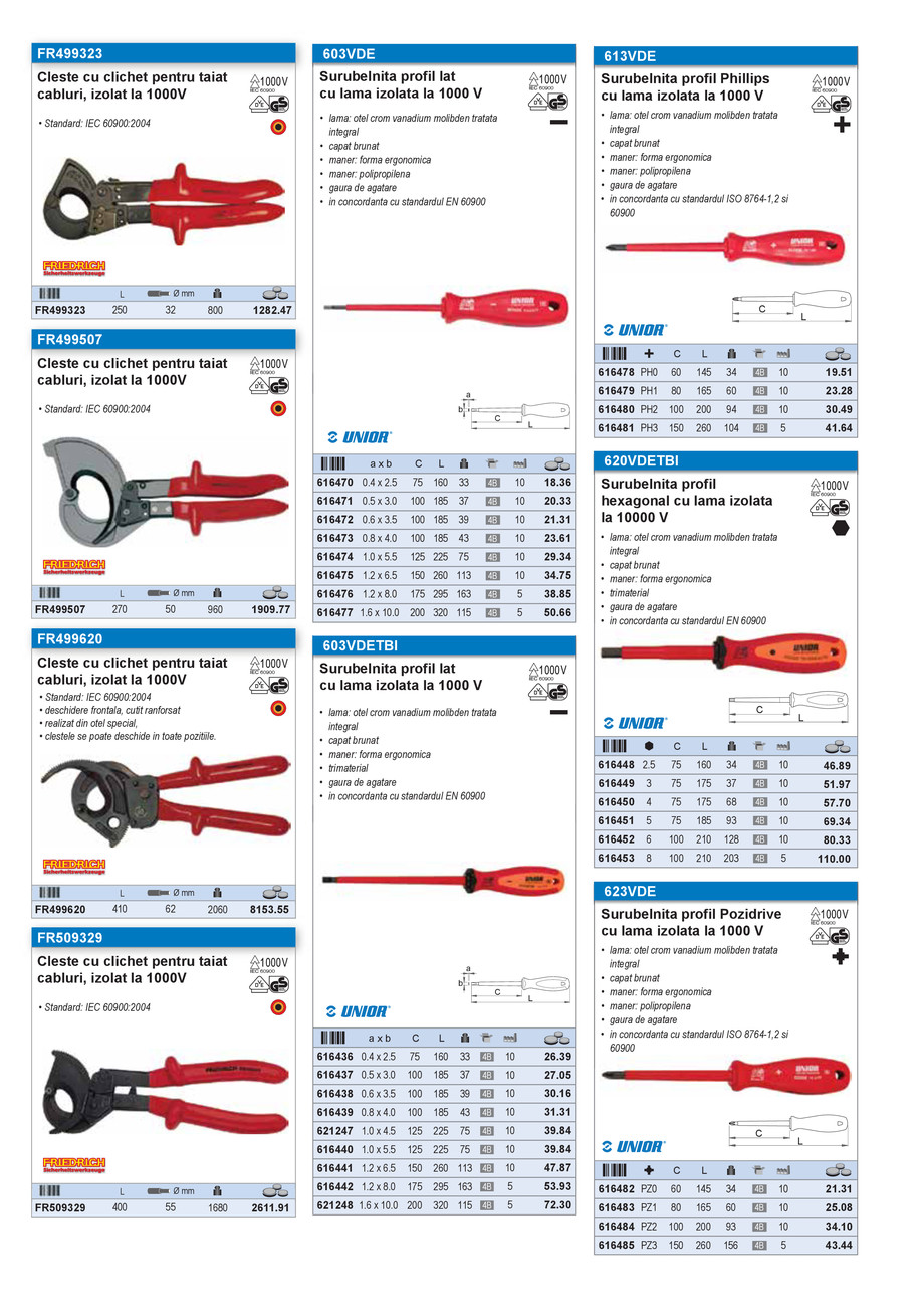 Pagina 24-Scule izolate la 1000 V 