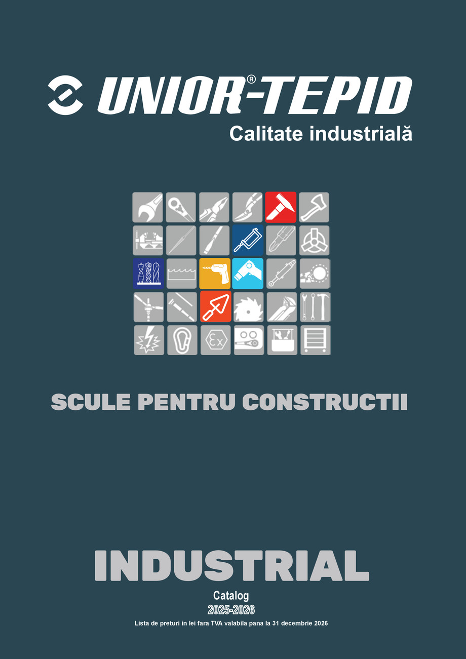 Pagina 1-CATALOG INDUSTRIAL UNIOR-TEPID 2025-2026 - SCULE PENTRU CONSTRUCTII 