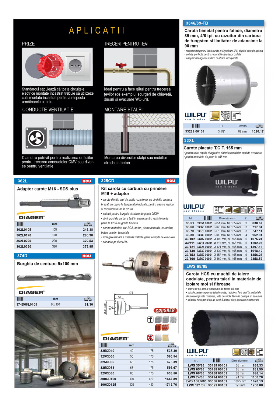 Pagina 33-CATALOG INDUSTRIAL UNIOR-TEPID 2025-2026 - SCULE PENTRU CONSTRUCTII 