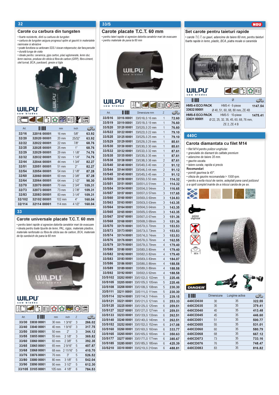 Pagina 34-CATALOG INDUSTRIAL UNIOR-TEPID 2025-2026 - SCULE PENTRU CONSTRUCTII 