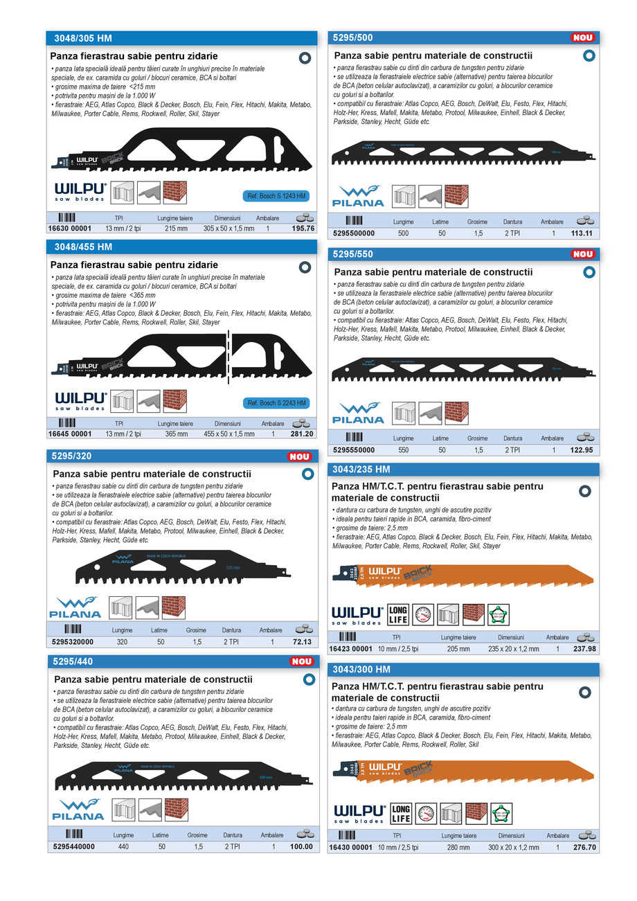 Pagina 39-CATALOG INDUSTRIAL UNIOR-TEPID 2025-2026 - SCULE PENTRU CONSTRUCTII 