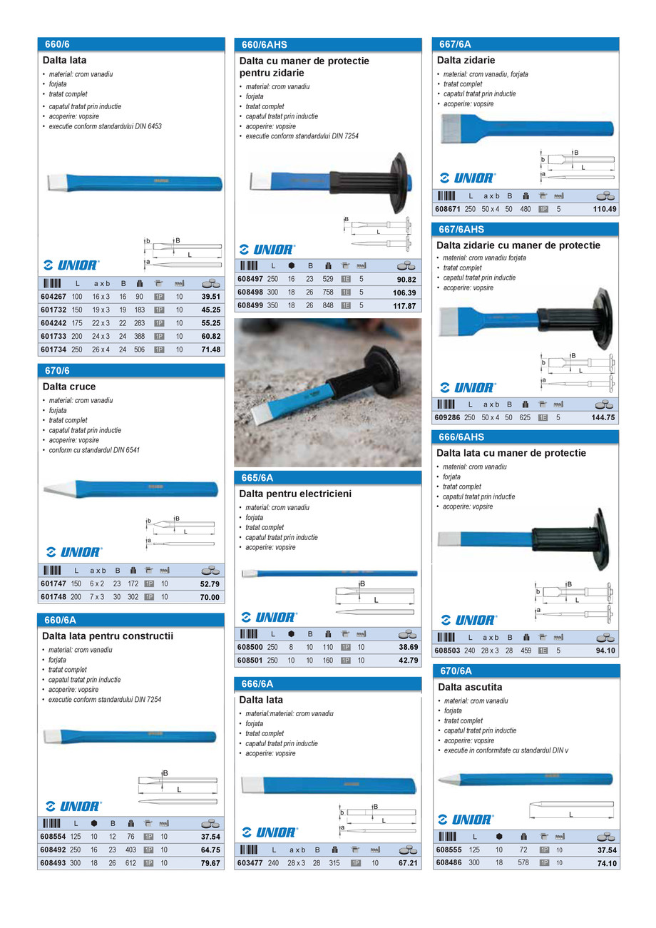 Pagina 42-CATALOG INDUSTRIAL UNIOR-TEPID 2025-2026 - SCULE PENTRU CONSTRUCTII 