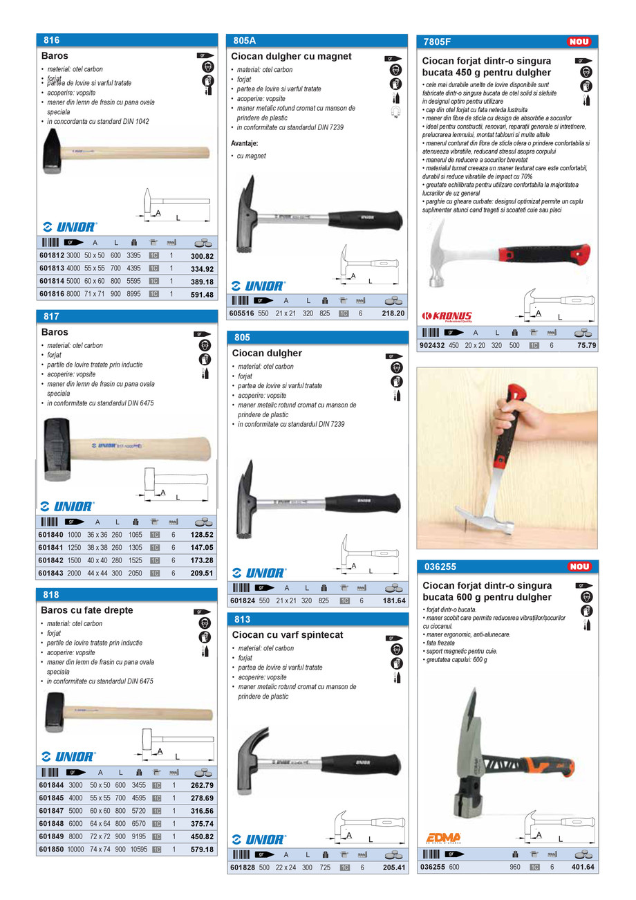 Pagina 44-CATALOG INDUSTRIAL UNIOR-TEPID 2025-2026 - SCULE PENTRU CONSTRUCTII 