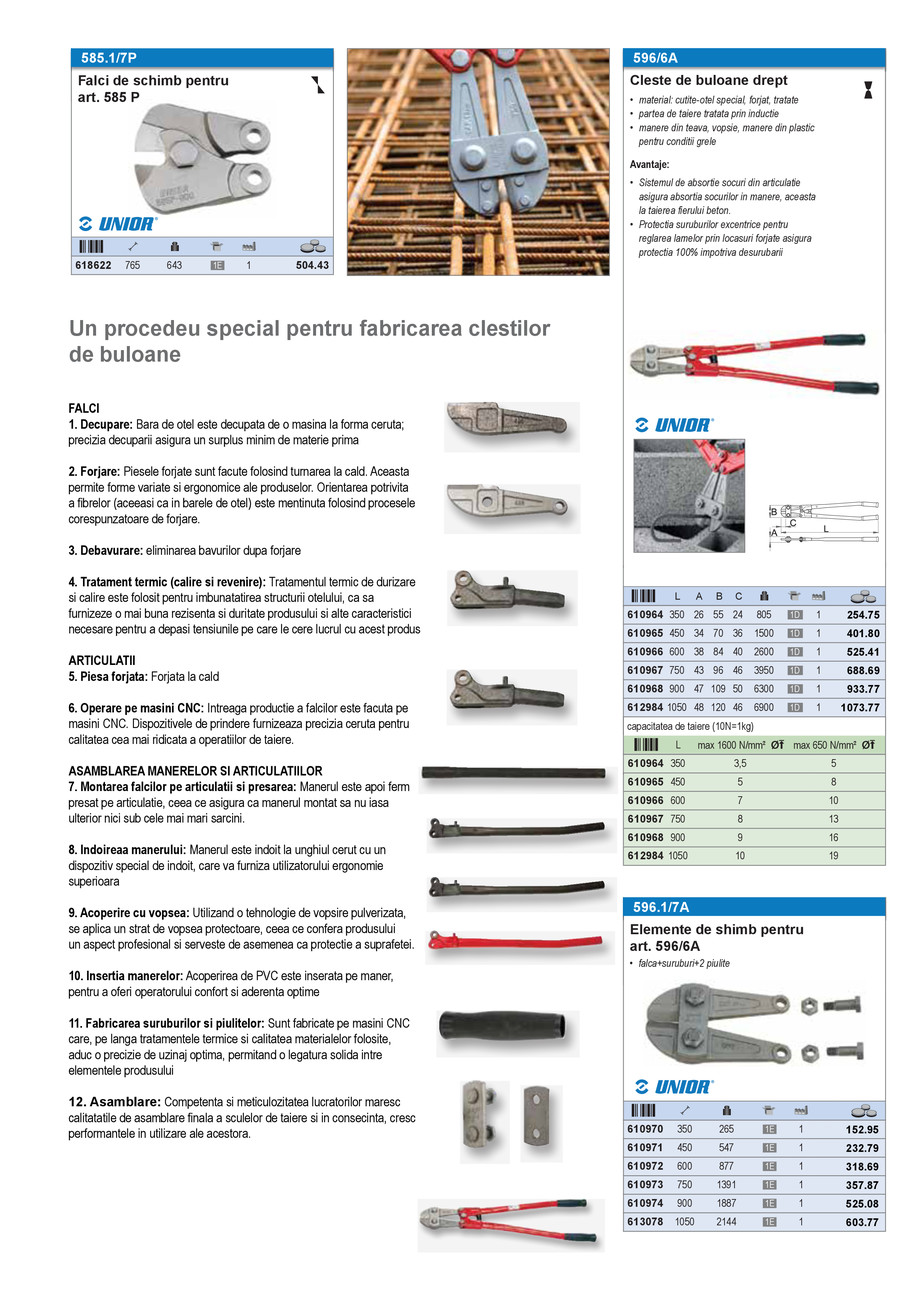 Pagina 46-CATALOG INDUSTRIAL UNIOR-TEPID 2025-2026 - SCULE PENTRU CONSTRUCTII 