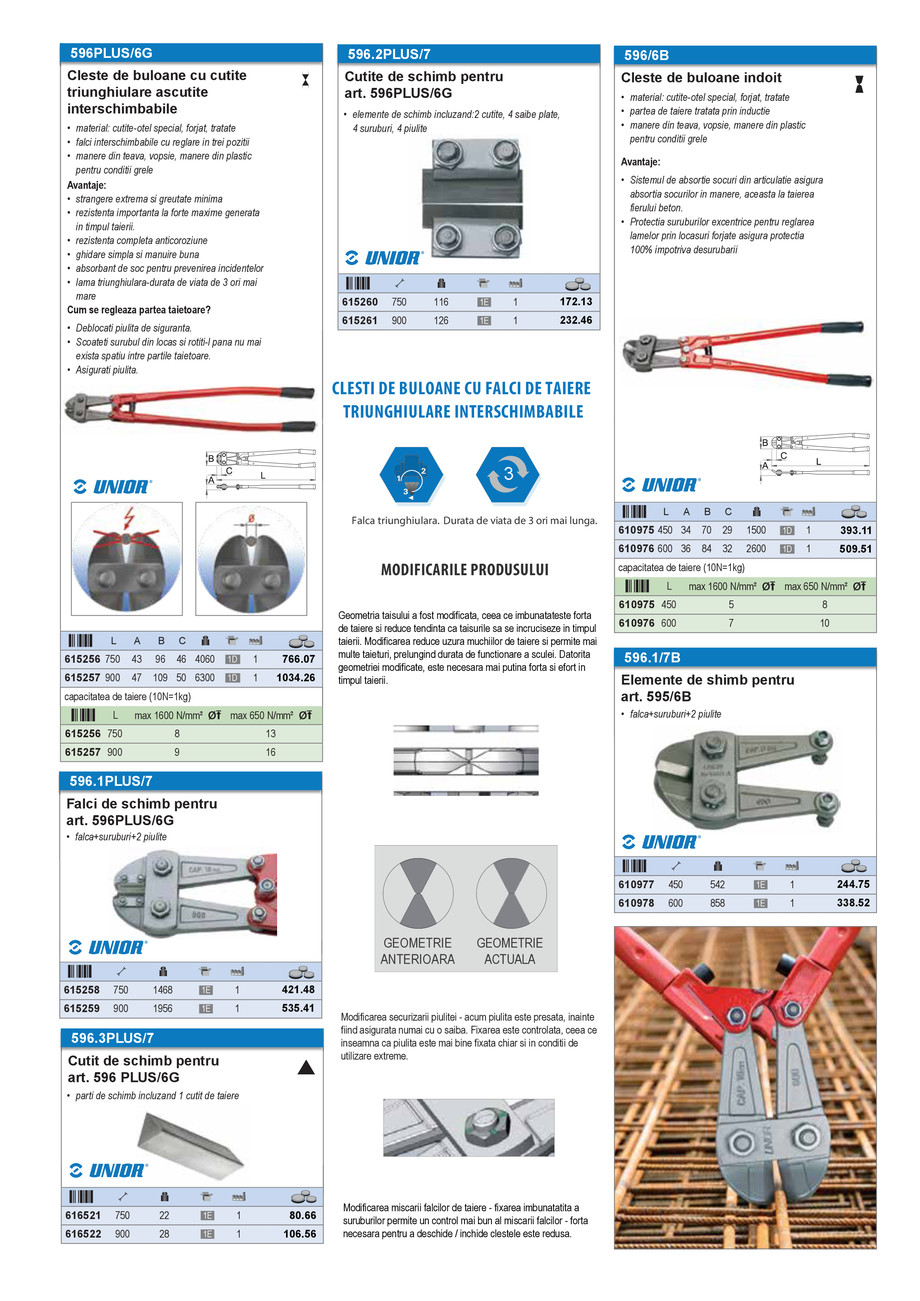 Pagina 47-CATALOG INDUSTRIAL UNIOR-TEPID 2025-2026 - SCULE PENTRU CONSTRUCTII 