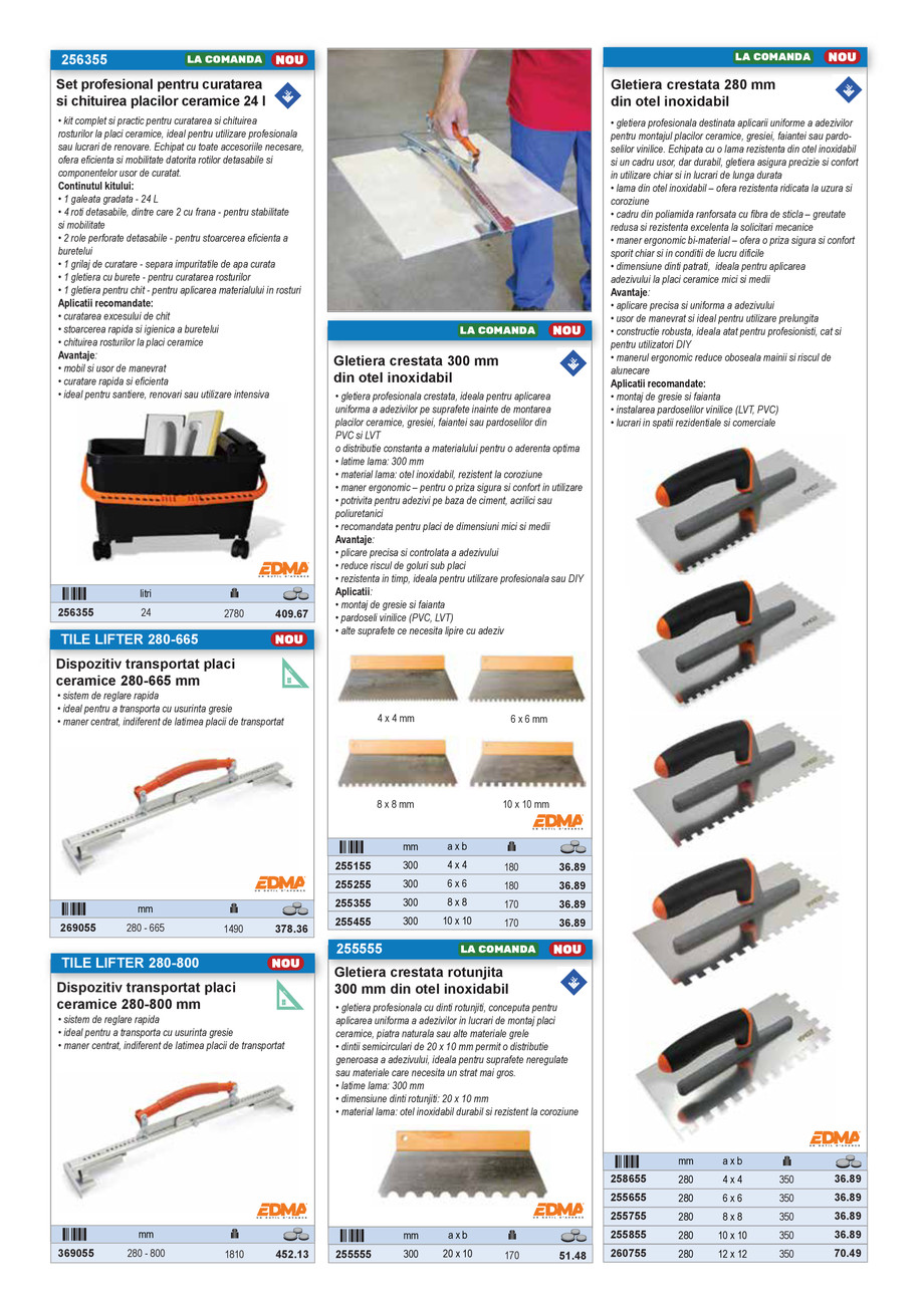 Pagina 49-CATALOG INDUSTRIAL UNIOR-TEPID 2025-2026 - SCULE PENTRU CONSTRUCTII 