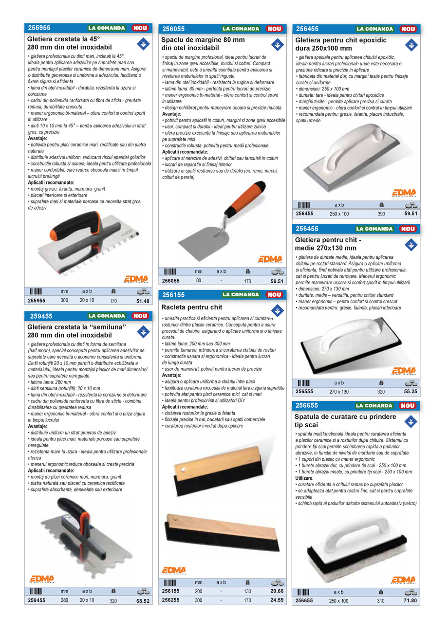 Pagina 50-CATALOG INDUSTRIAL UNIOR-TEPID 2025-2026 - SCULE PENTRU CONSTRUCTII 