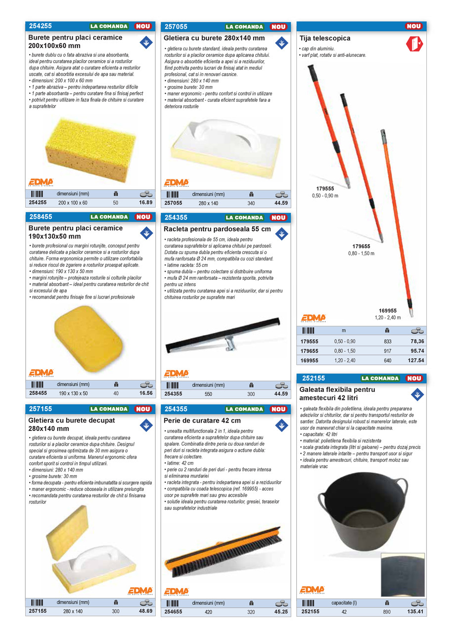 Pagina 51-CATALOG INDUSTRIAL UNIOR-TEPID 2025-2026 - SCULE PENTRU CONSTRUCTII 