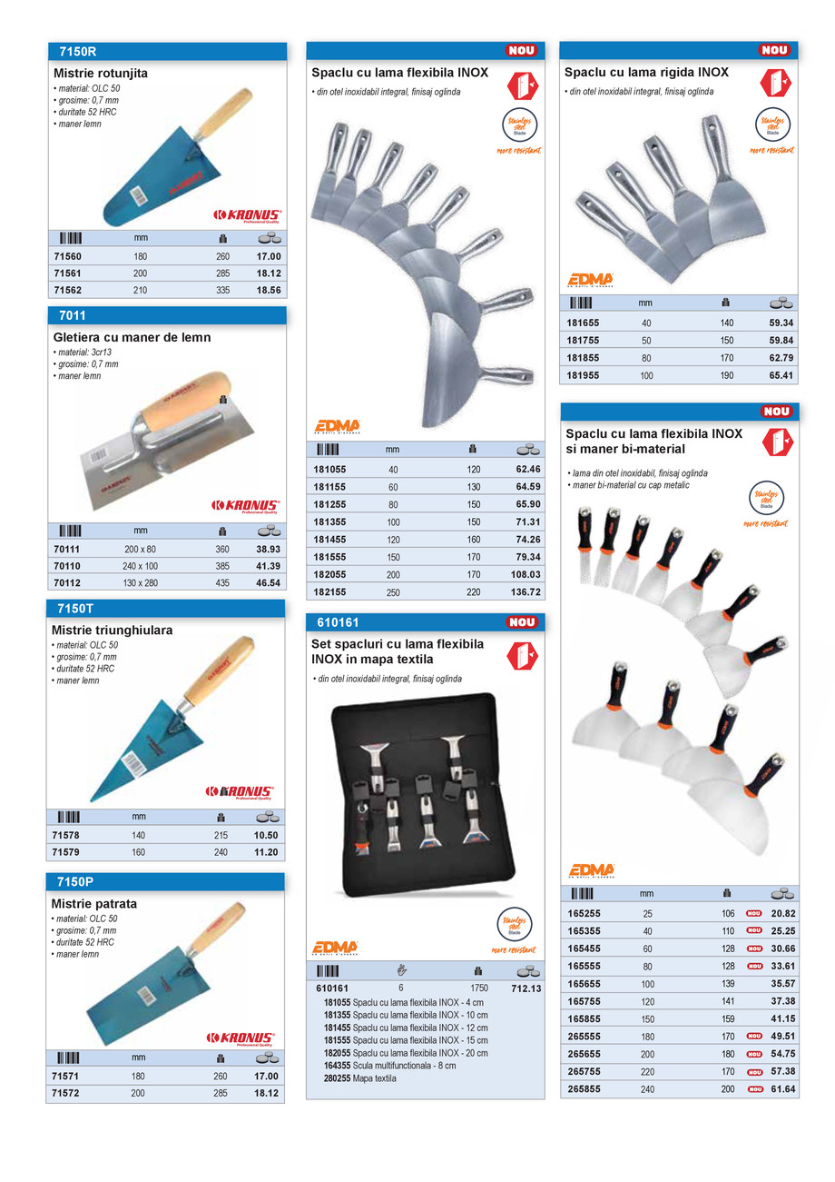 Pagina 52-CATALOG INDUSTRIAL UNIOR-TEPID 2025-2026 - SCULE PENTRU CONSTRUCTII 