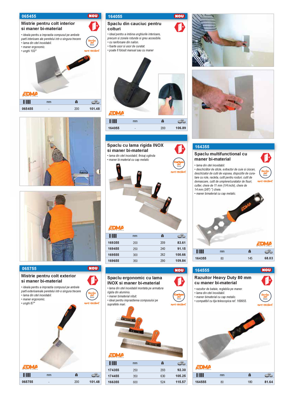Pagina 54-CATALOG INDUSTRIAL UNIOR-TEPID 2025-2026 - SCULE PENTRU CONSTRUCTII 