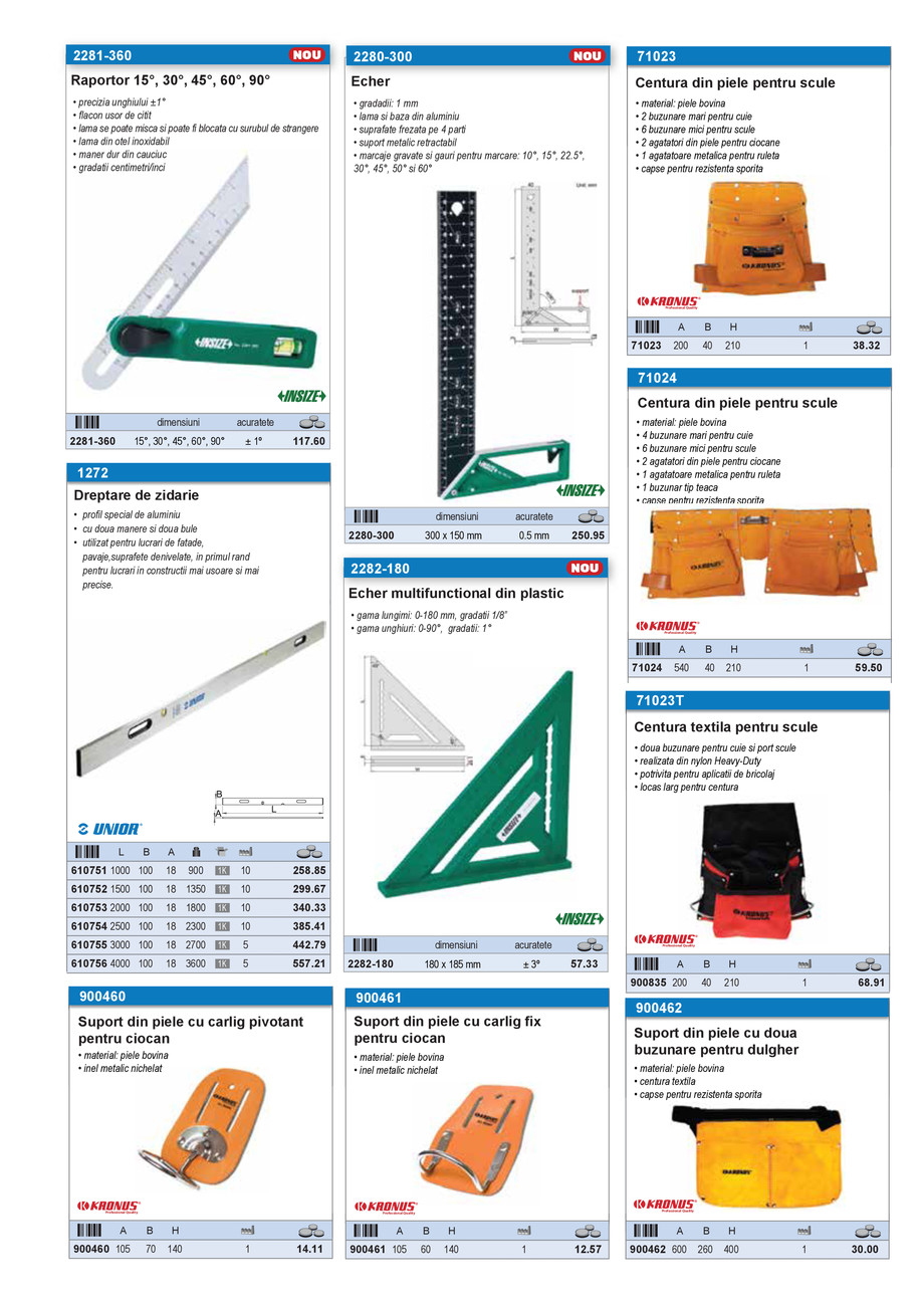 Pagina 59-CATALOG INDUSTRIAL UNIOR-TEPID 2025-2026 - SCULE PENTRU CONSTRUCTII 
