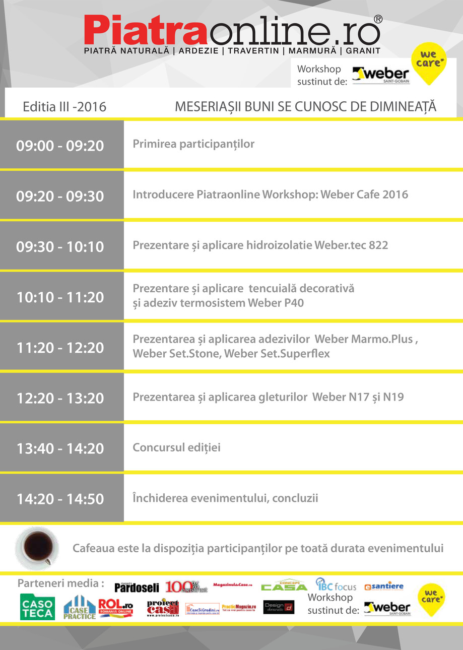 Pagina 1-Desfasurator Weber Cafe 2016 (+ oferta produse) 