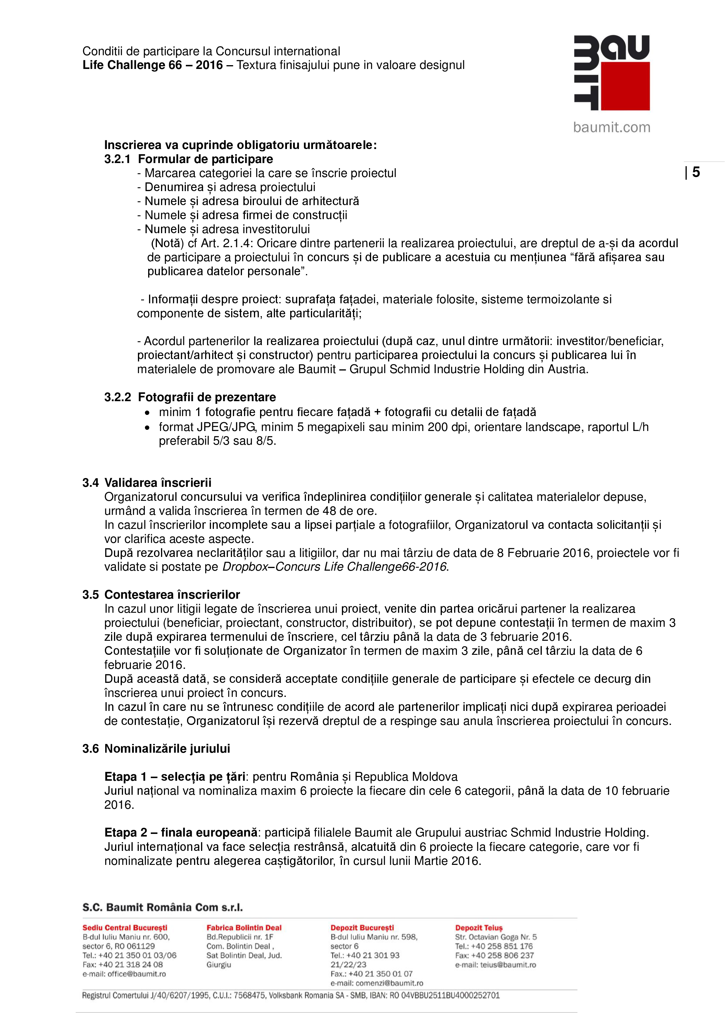Pagina 5 - Regulament concurs 