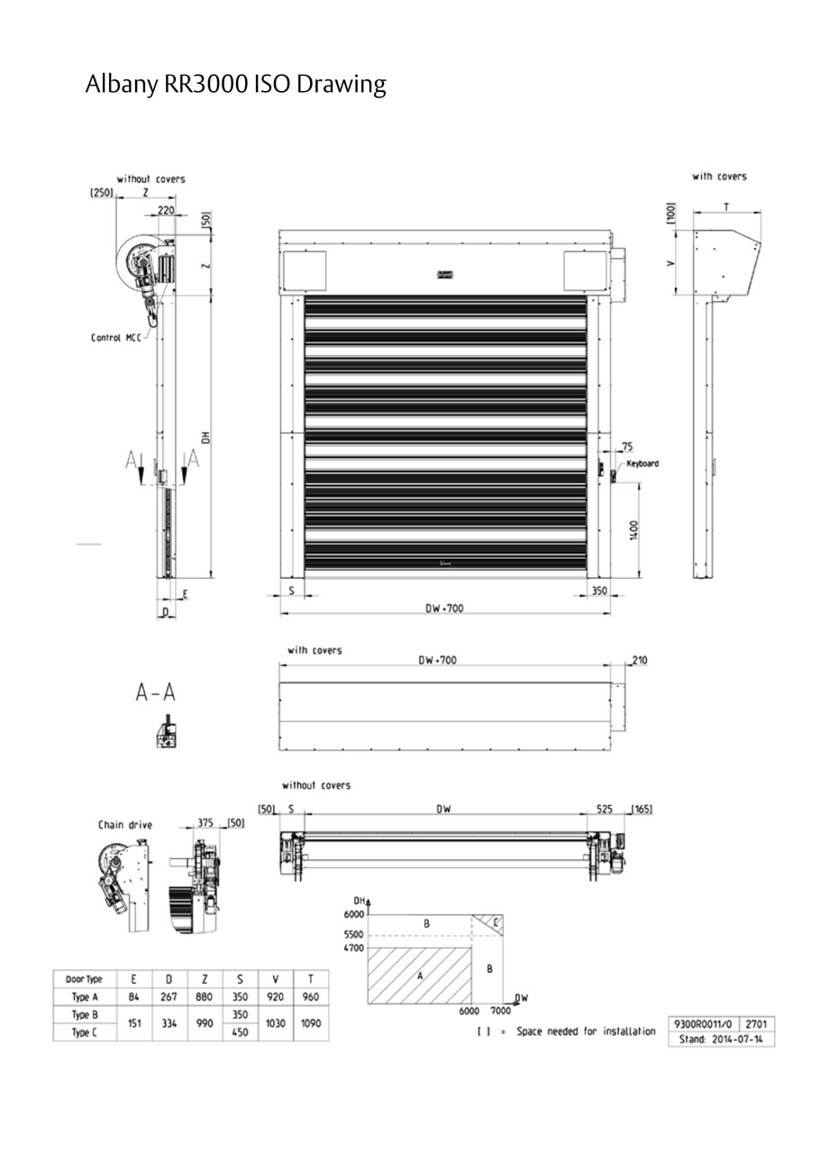 Pagina 4-Noua generatie de usi rapide - Albany RR 3000 ISO 