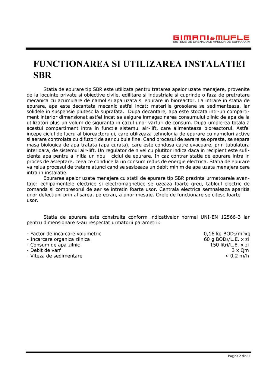 Pagina 2-Manual Tehnic SBR T4 