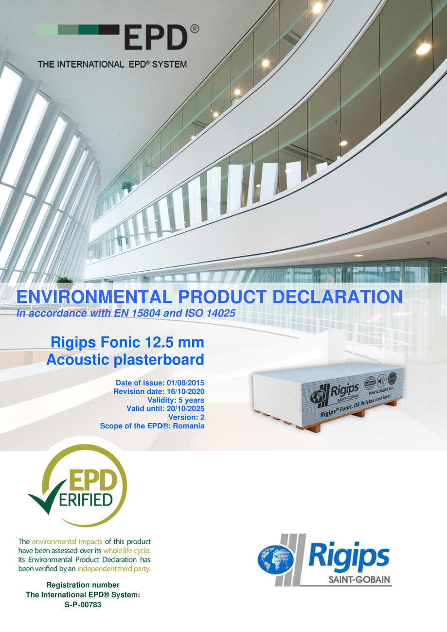 Pagina 1-Placa din gips-carton Rigips® Fonic tip D 