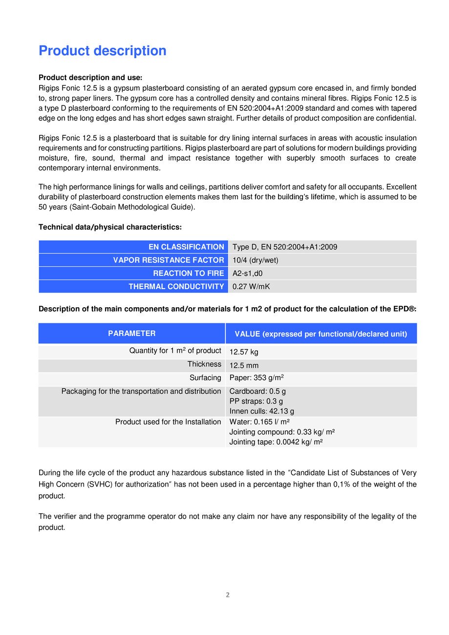 Pagina 3-Placa din gips-carton Rigips® Fonic tip D 