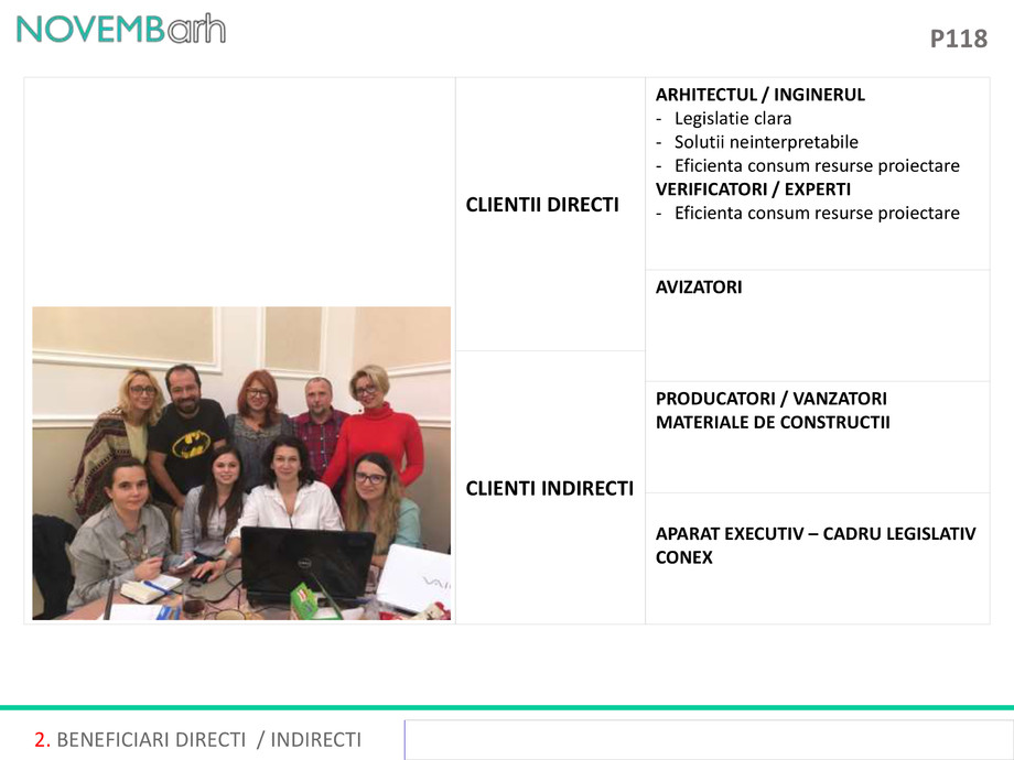 Pagina 3-P118 - date si obiective pentru norma revizuita 