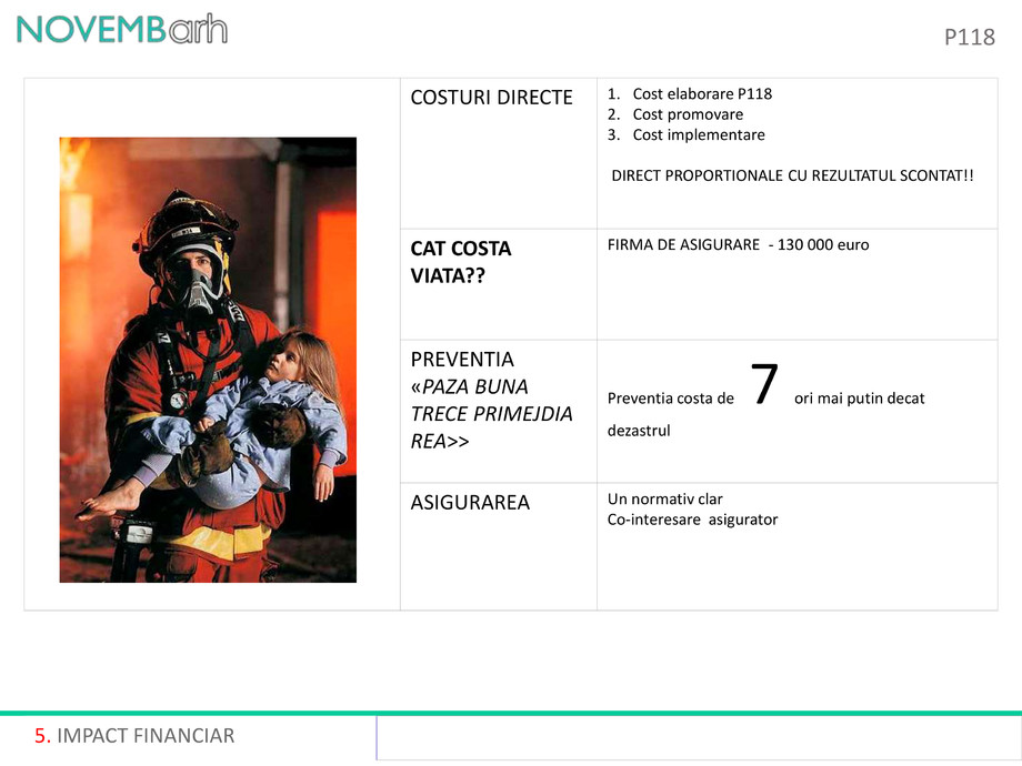 Pagina 6-P118 - date si obiective pentru norma revizuita 