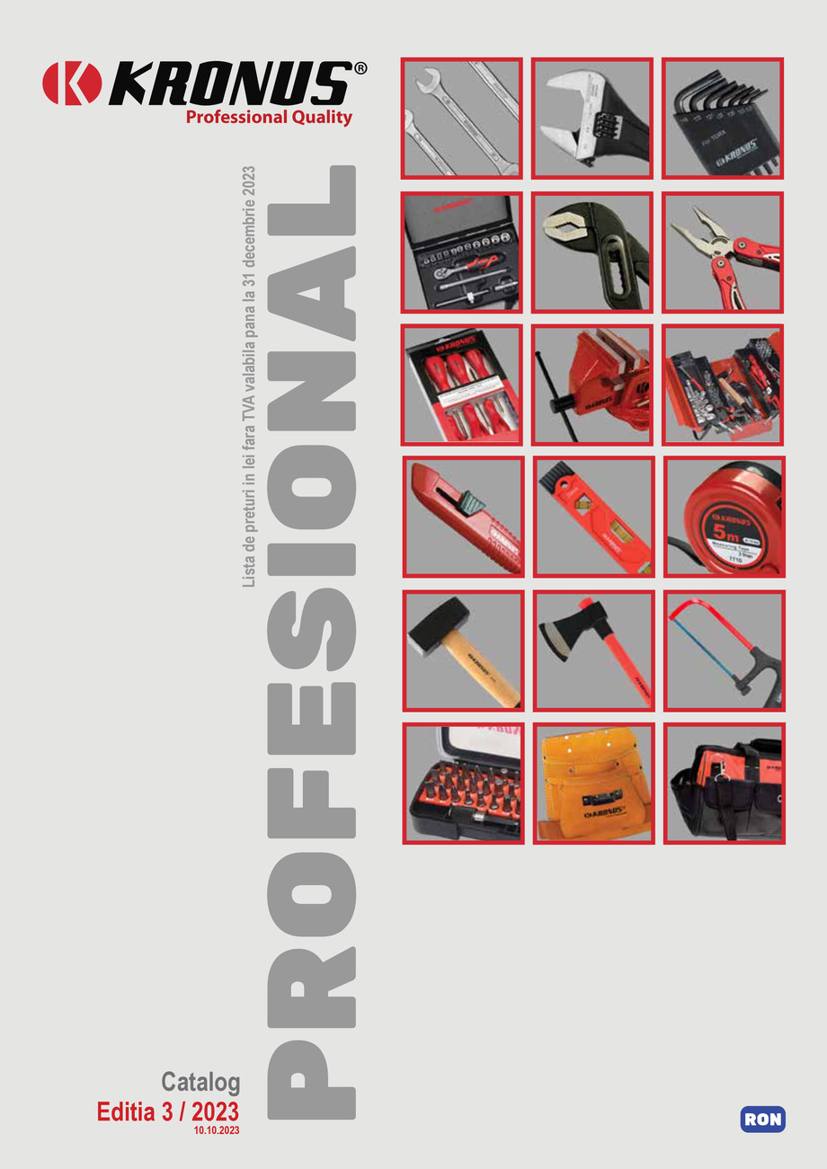 Pagina 1-KRONUS - CATALOG NOU Editia 3 - 2023 