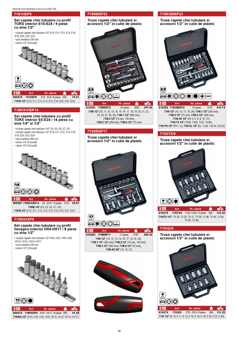 Pagina 14-KRONUS - CATALOG NOU Editia 3 - 2023 