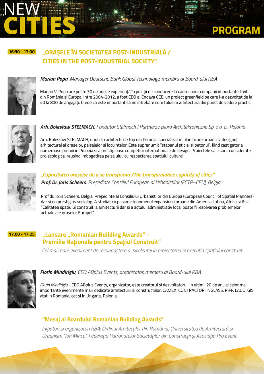 Pagina 6-Programul conferintei New Cities 
